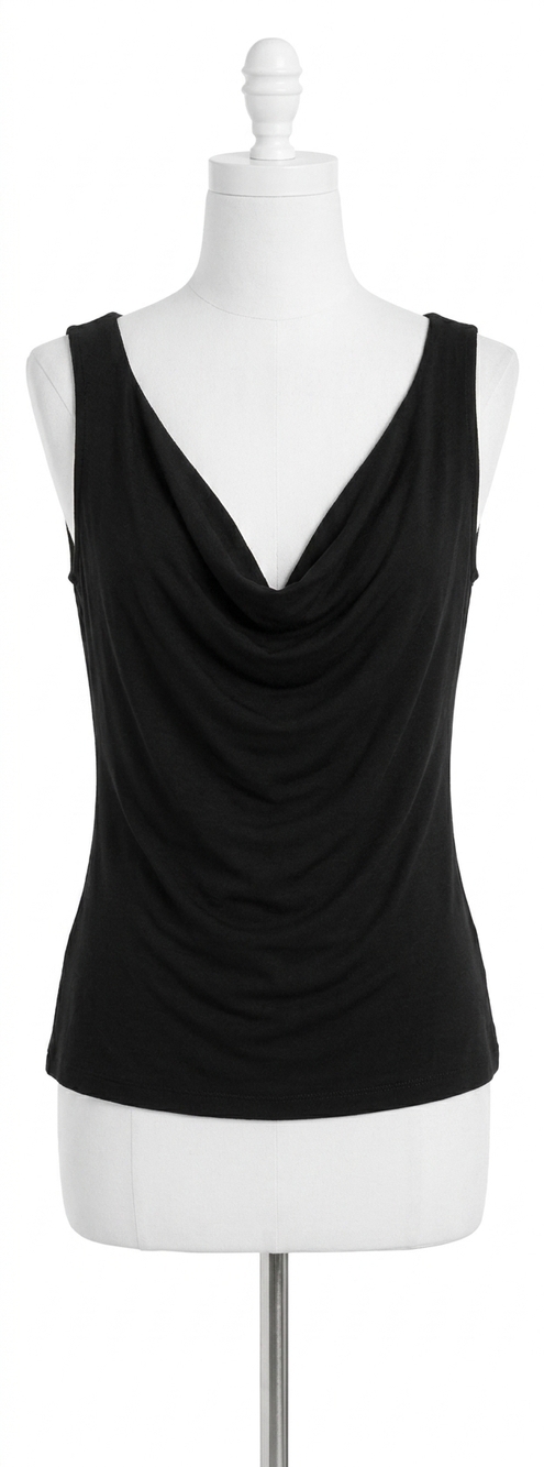 NEW STATESIDE cloud jersey bandana tank in black